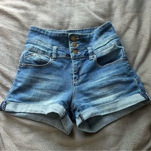 High Waisted Jean Shorts
